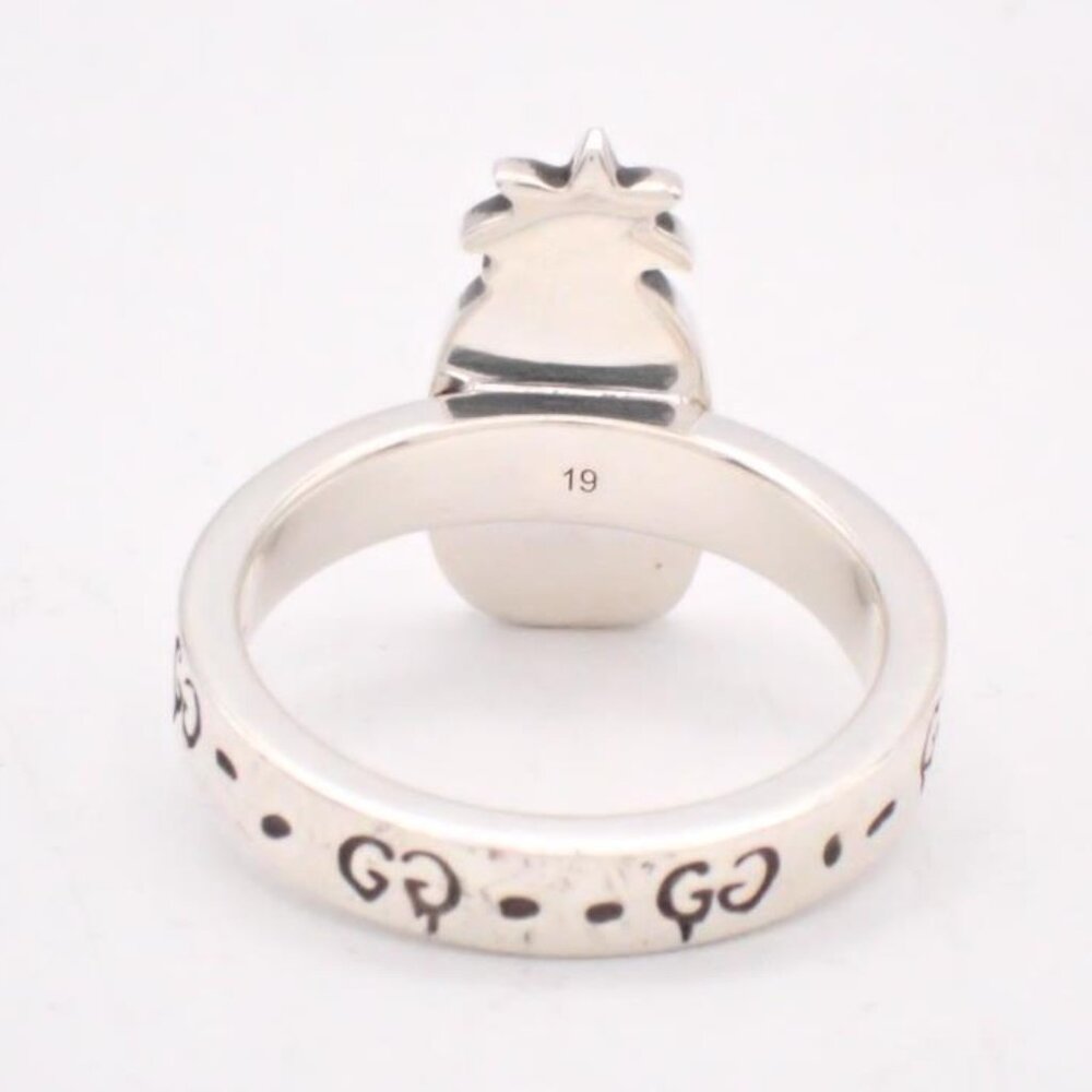 Gucci Ghost Pineapple Ring 925 Size 8.75 - Picture 2 of 3